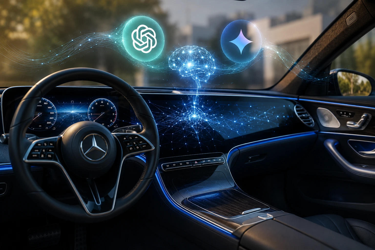 Mercedes sází na AI. ChatGPT a Gemini míří přímo do automobilů